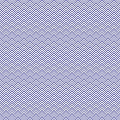 Foto auf Acrylglas Pantone 2022 very peri bunte einfache Vektorpixelkunst sehr peri und weißes nahtloses Muster des minimalistischen geometrischen schuppigen Rautenmusters im japanischen Stil