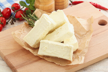 Natural organic Greek Feta cheese