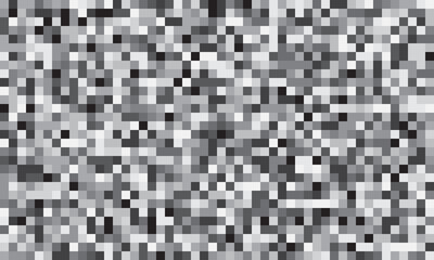 Abstract pixel seamless background with grey squares.