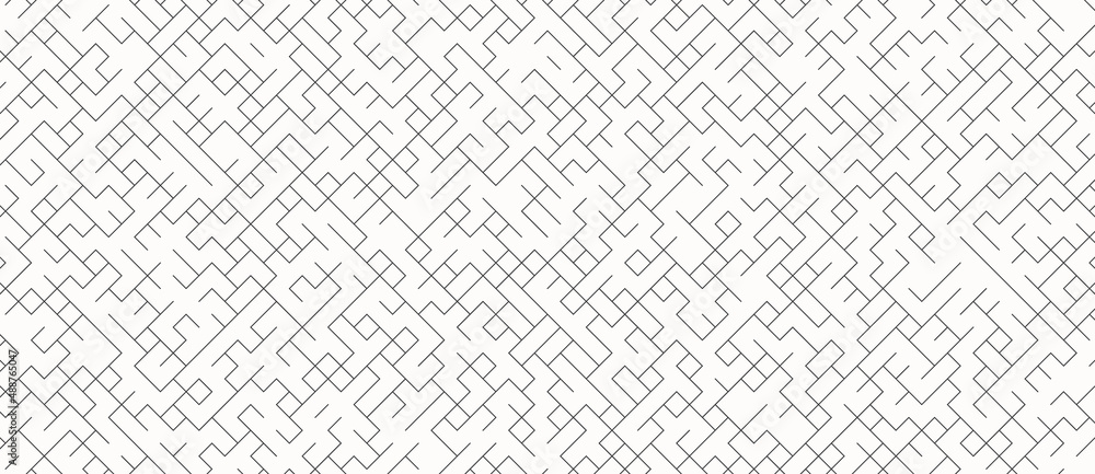 Poster abstract labyrinth pattern with diagonal lines.