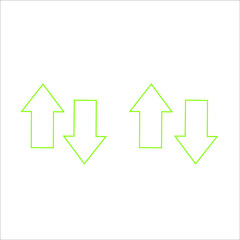 swap icon. vector design element logo template