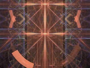 Imaginatory fractal abstract background Image