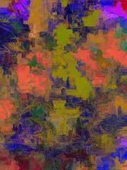 abstract illustration of color screensaver for desktop