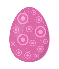 easter egg with circles