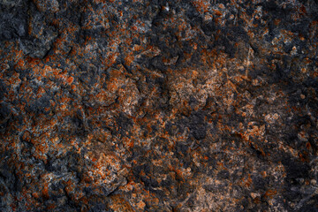 Dark background with different stone texture details