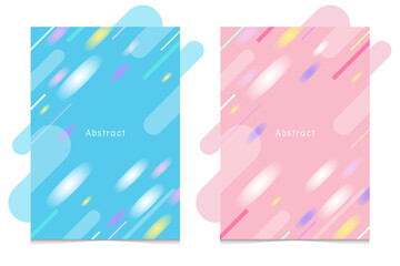 ピンク　水色　背景　abstract カラフル　幾何学