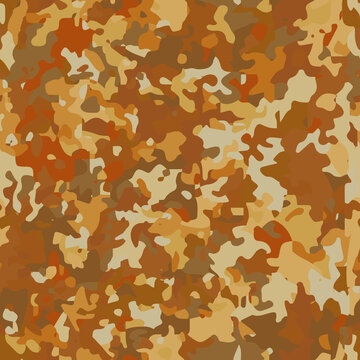 Camo texture seamless pattern. Abstract modern repeating military camouflage ornament for fabric and fashion print. Vector background.