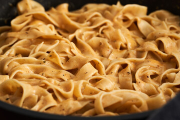 Fettuccine past with Alfredo sauce