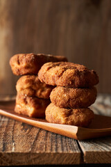 Cordon bleu on a wooden board