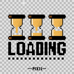 loading clock pixel