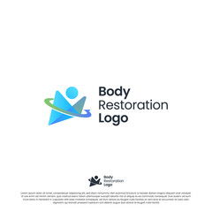 BODY RESTORATION LOGO DESIGN VECTOR