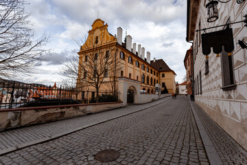 Fototapeta na wymiar Old Town of Cesky Krumlov, Czechia