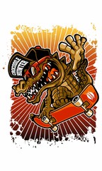 Obraz premium Crocodile Hunter