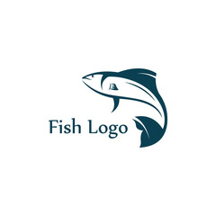 Fish logo, fishinghook, fish oil and seafood restaurant icon. With vector icon concept design illustration template