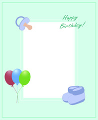 Happy birthday card for a child