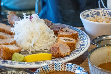 돈까스 샐러드 튀김