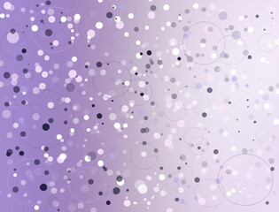 Abstract boken background  in pastel violet pink colors with polka dots design . 