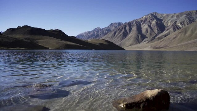 Beautiful Chandra Taal, or Chandra Tal is a lake also known as Moon lake in the Lahaul part of the Lahul and Spiti district of Himachal Pradesh.