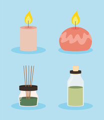 fragrance oil and candles