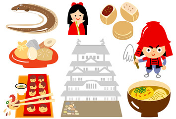 姫路城と姫路の美味しいものセット