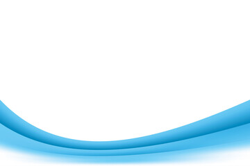 Soft Blue Curvy Background Element with Copy Space for Text