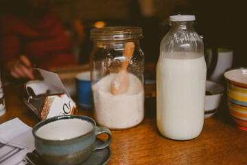 dairy products and milk