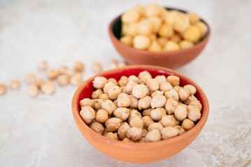 chickpeas in a bowl