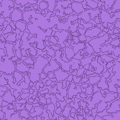 Abstract texture of rough surface. Royal Purple pattern on plane. lunar surface. Square image. 3D image. 3D rendering.
