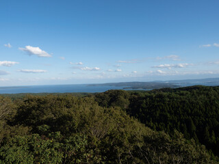 landscape with clouds