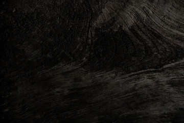Old brown wood has a rough and uneven surface the natural cracked surface used for background design texture and copy space