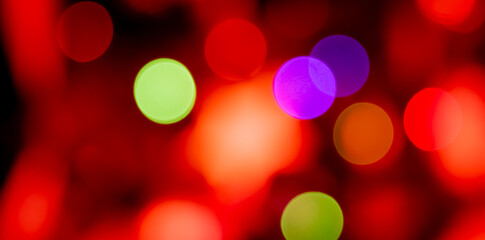 red Christmas background with light 