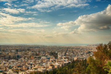 Greece. Athens. Panorama of the city from above - 488801498
