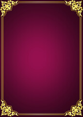 background with golden ornament