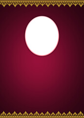 background with golden ornament