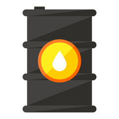 fluid barrels Concept, US gallons Vector Icon Design, Oil and Gas industry Symbol, Petroleum  and gasoline Sign, Service and supply stock illustration