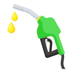 Fuel nozzles Concept, petrol pistol  Vector Icon Design, Oil and Gas industry Symbol, Petroleum  and gasoline Sign, Service and supply stock illustration