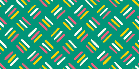 Geometric illustration background. Seamless pattern.Vector. 幾何学イラストパターン　背景素材