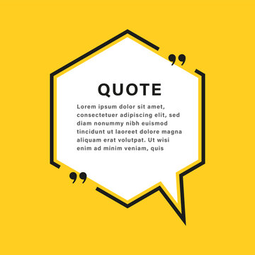 quote box frame speech bubble. texting boxes with quotation marks. line quote frames	
