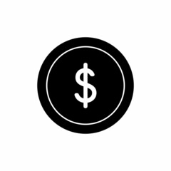 Money coin icon design template illustration vector