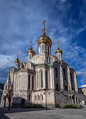 Resurrection Christi, Martyrs and Confessors of Russian Church cathedral. Candlemas monastery in Moscow