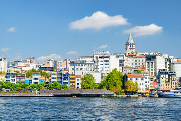 Obraz premium Istanbul skyline. Amazing view of the Galata Tower.