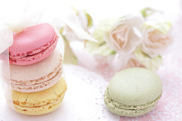 カラフルなマカロン