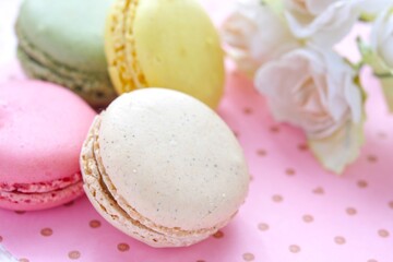 カラフルなマカロン