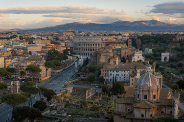 view of rome, italy