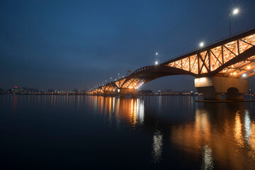Fototapeta na wymiar Seongsan Bridge.