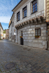 Cesky Krumlov old town, UNESCO site, Southern Bohemia, Czech Republic