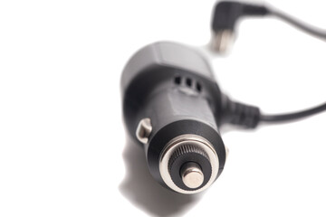 Car charger isolated on white background