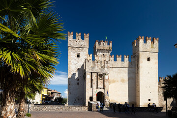 Sirmione castle, Lake Garda, Lombardy region, Italy
