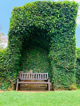stone arch in the garden