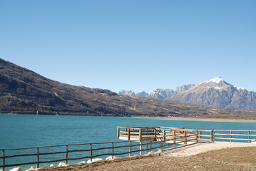 lake in the mountains